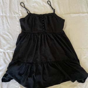 Urban outfitters black babydoll mini dress
